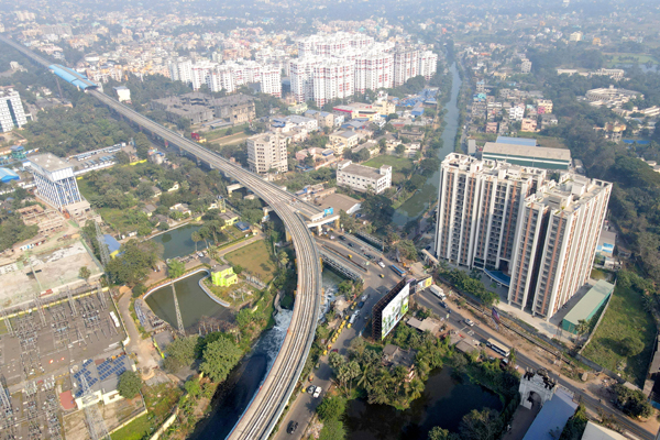 Rajat Avante - Aerial View with Joka Metro Station